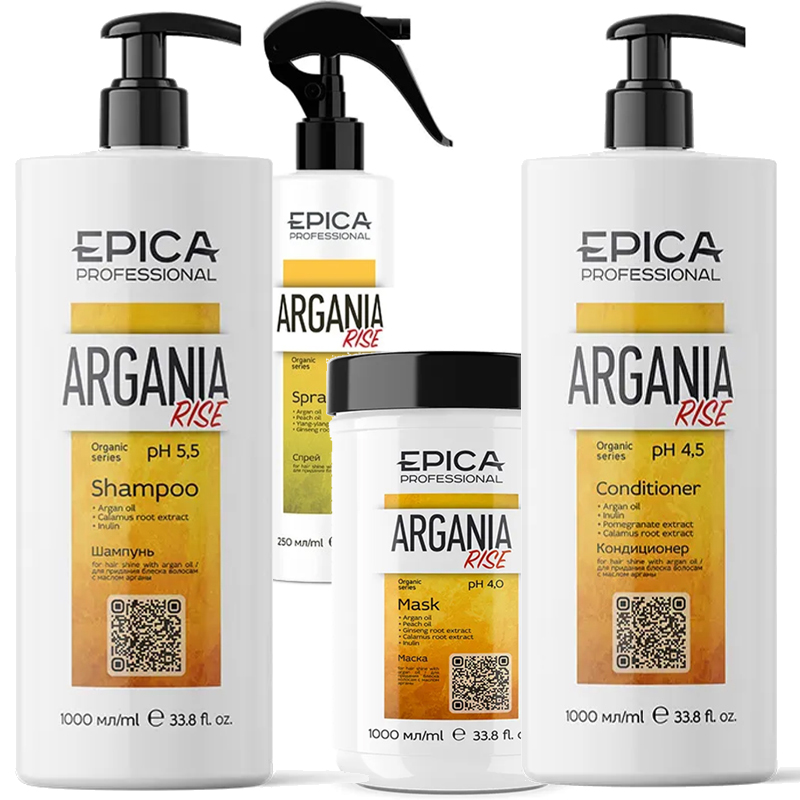 ARGANIA RISE ORGANIC - Блеск и гладкость волос